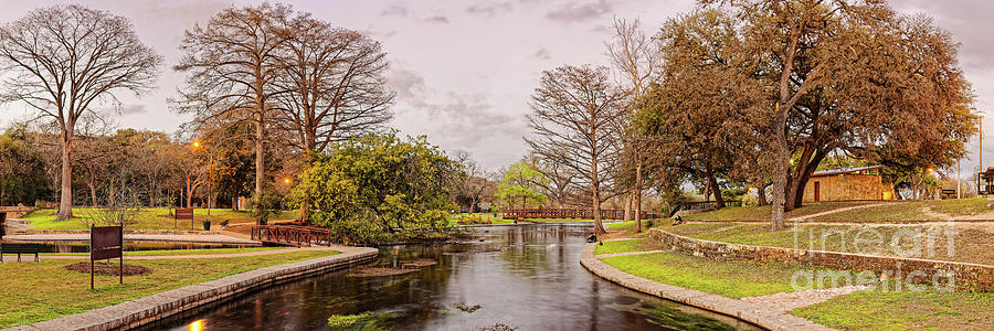 Waiting for the Spring Equinox at Landa Park and Comals Springs - New Braunfels Texas Hill Country Photograph by Silvio Ligutti