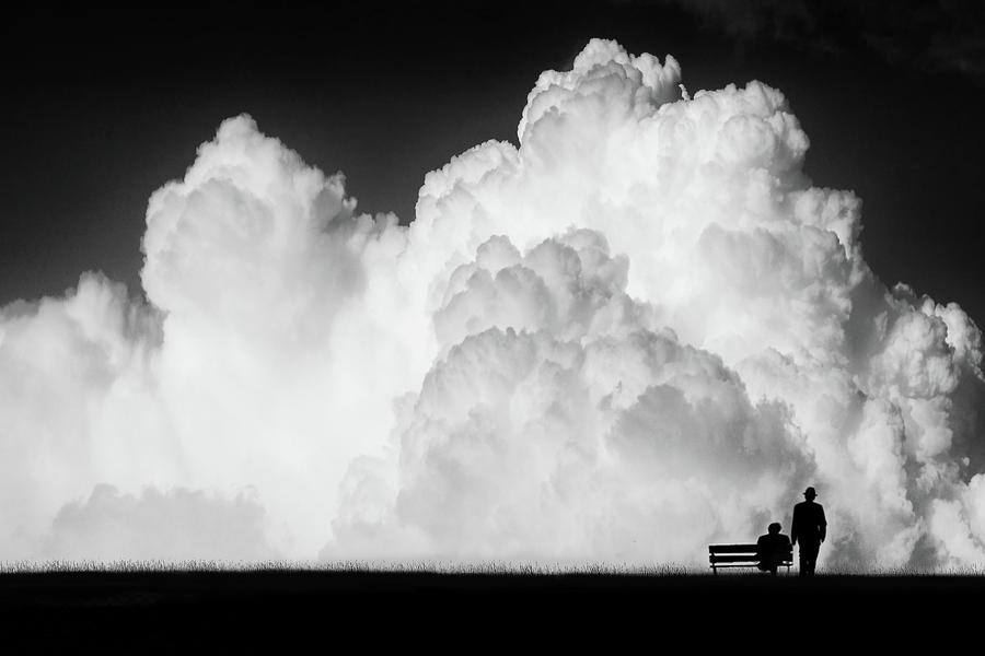 Black And White Photograph - Waiting For The Storm by Stefan Eisele