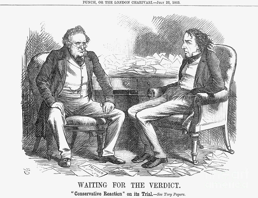 Waiting For The Verdict, 1865. Artist Drawing by Print Collector