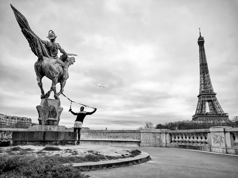 Paris Photograph - Waiting For The Virus To Come by Mouzhik