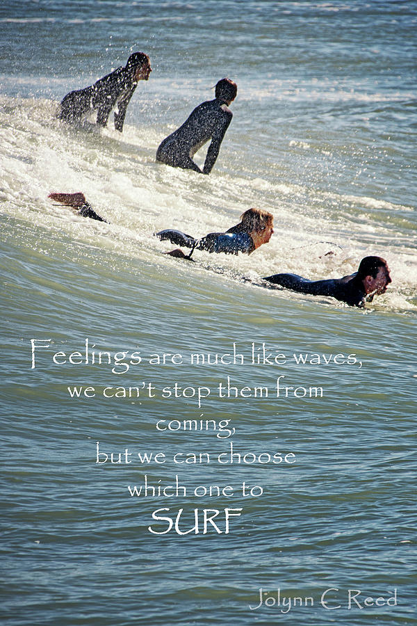 Waiting for the Wave Photograph by Jolynn Reed