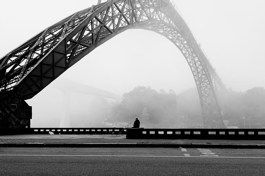 Bridge Photograph - Waiting Game by Fernando Correia Da Silva