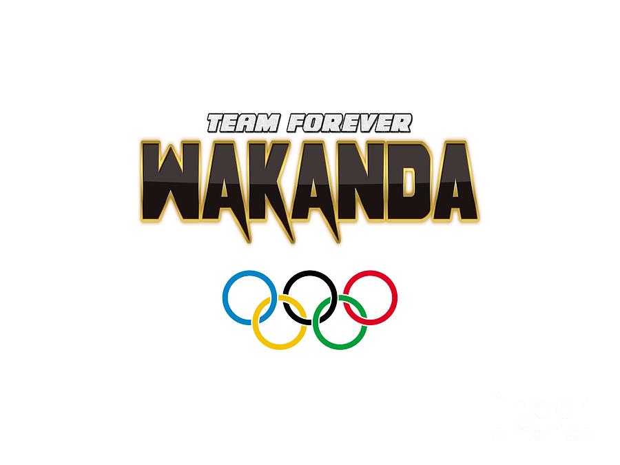 Wakanda Olympic Team Digital Art by Jonas Luis