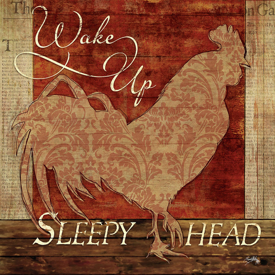 Up Movie Mixed Media - Wake Up Sleepy Head by Elizabeth Medley
