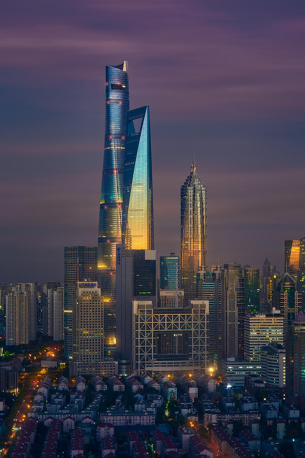 Waking Up Shanghai Photograph by Javier De La Torre