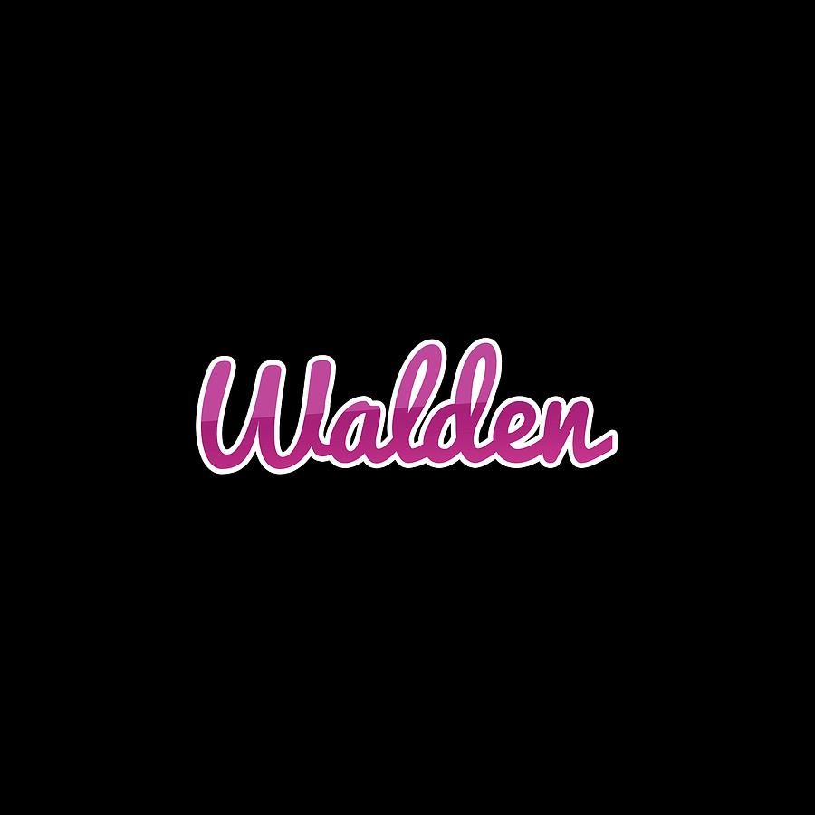 Walden #Walden Digital Art by TintoDesigns
