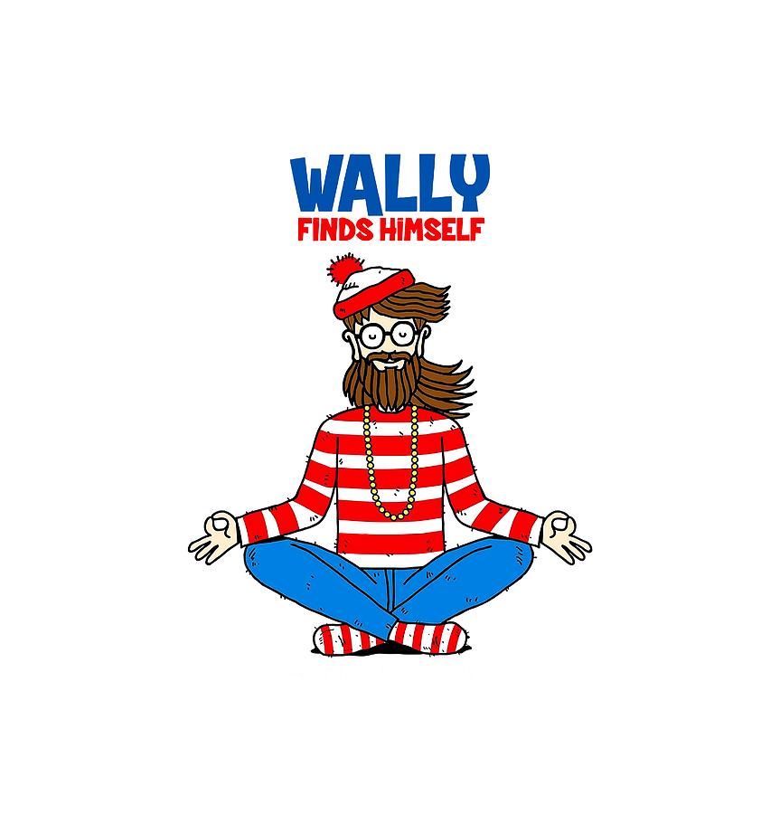 Vintage Digital Art - Waldo Finds Himself by Lienyani Isha