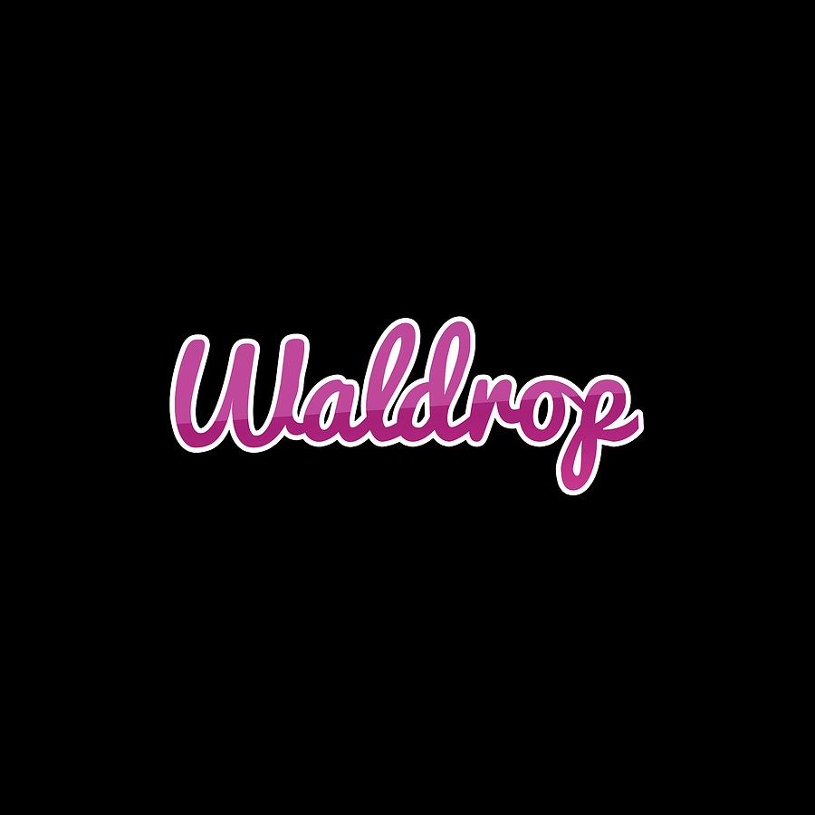 Waldrop #Waldrop Digital Art by TintoDesigns