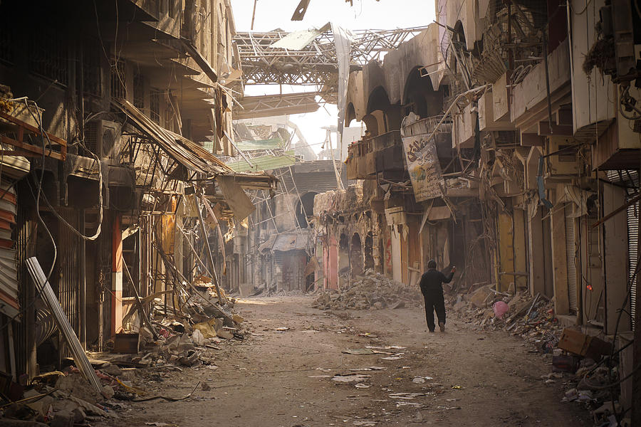 Mosul Photograph - Walk Alone by Alibaroodi