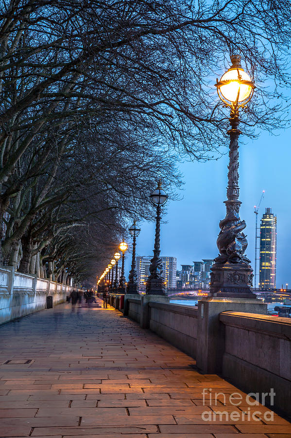 London Photograph - Walk Along The Thames In London by Arturasker