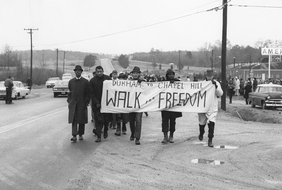Walk For Freedom March From Durham Photograph by North Carolina Central University