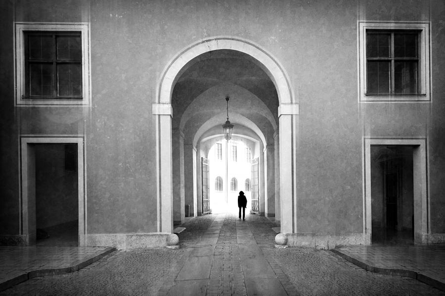 Munich Movie Photograph - Walk In The Old City by Roswitha Schleicher-schwarz