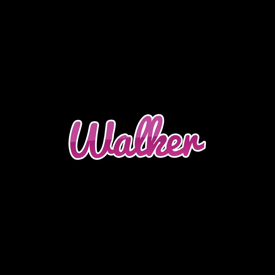 Walker #Walker Digital Art by TintoDesigns