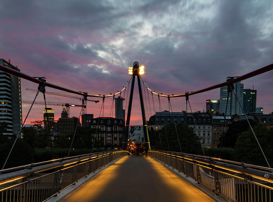 Walking Bridge Sunset Photograph by Norma Brandsberg