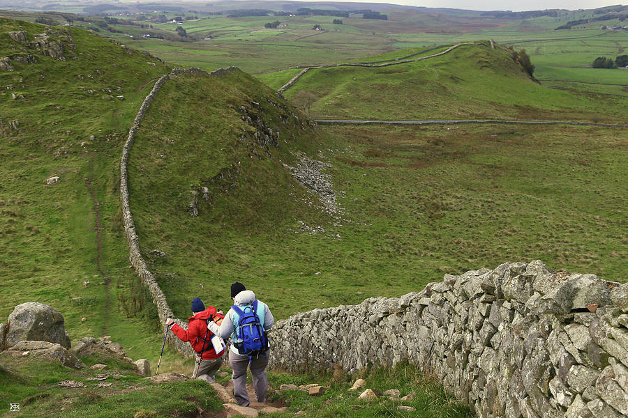 Walking Hadrians Wall Path Photograph by John Meader