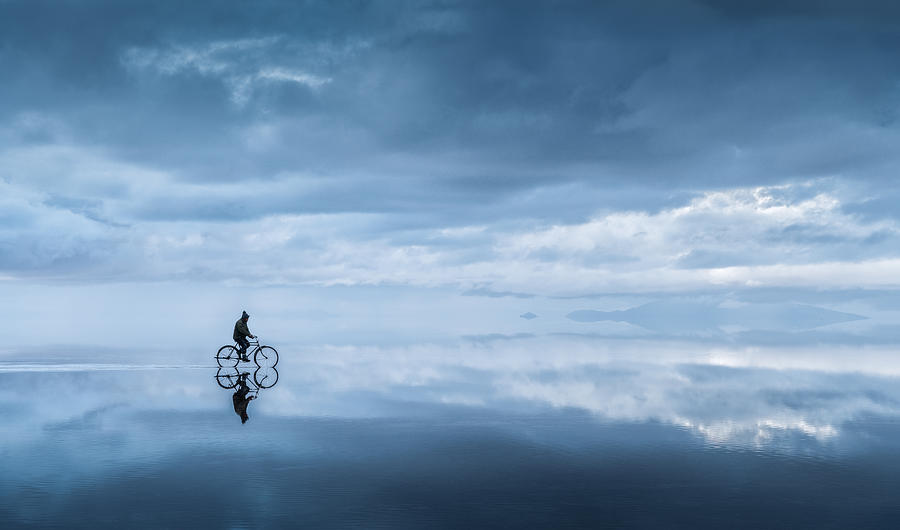 Transportation Photograph - Walking In The Sky... by Alexandr Kukrinov