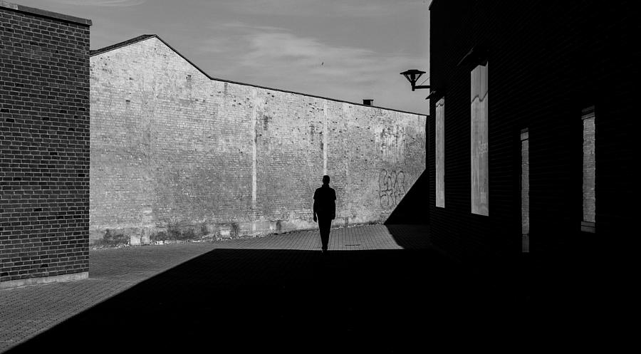 Walking Into The Darkness Photograph by Inge Schuster
