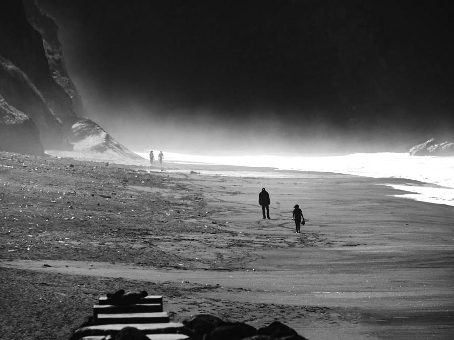 Walking On The Beach Photograph by Fernando Abreu