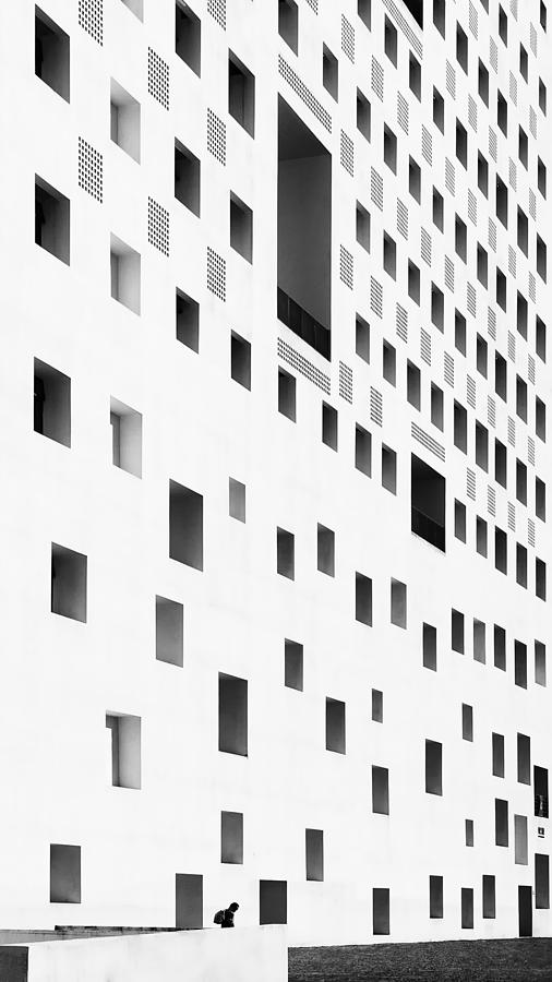 Abstract Photograph - Walking Out Of Squares by Mei Xu