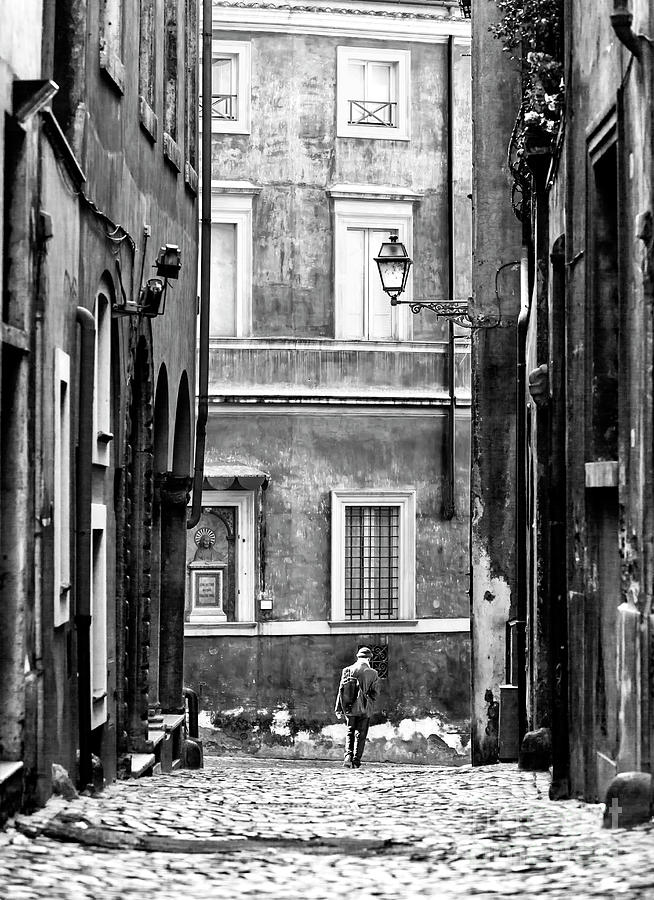 Walking the Streets of Rome Photograph by John Rizzuto