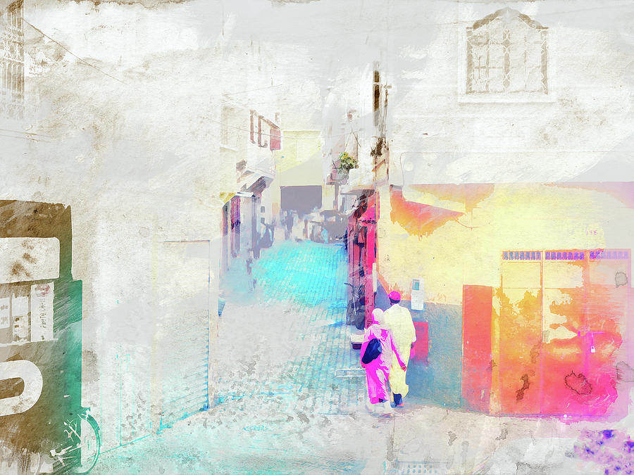Walking through Morocco Digital Art by Gabi Hampe