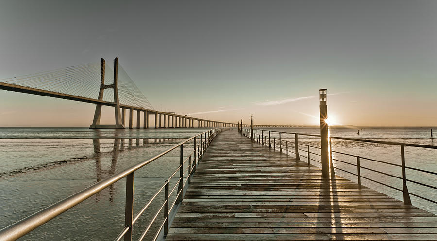 Walkway And Bridge Photograph by Landscape Photography