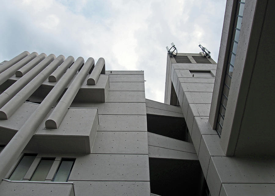 Walkway - Roger Stevens Building Leeds Photograph by Philip Openshaw ...