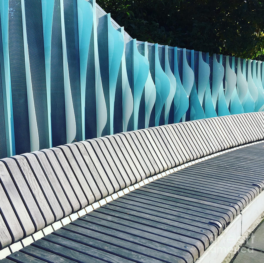 Wall / Bench Design Photograph by Bill Thomson
