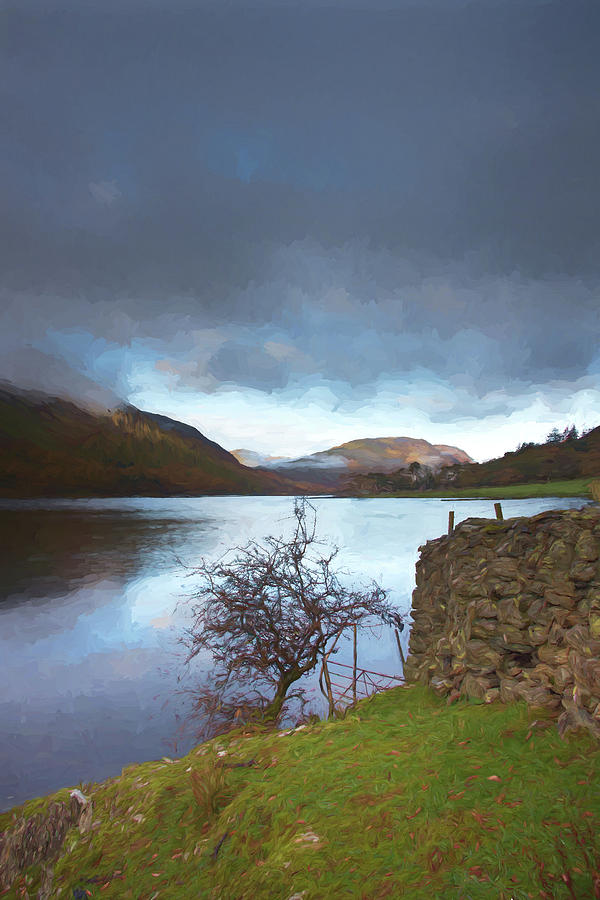 Wall by Crummock Water 2 Photograph by Roy Pedersen