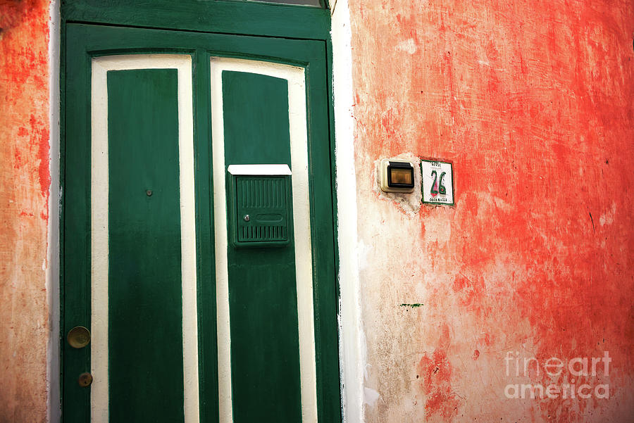Wall Colors Positano Italy Photograph by John Rizzuto
