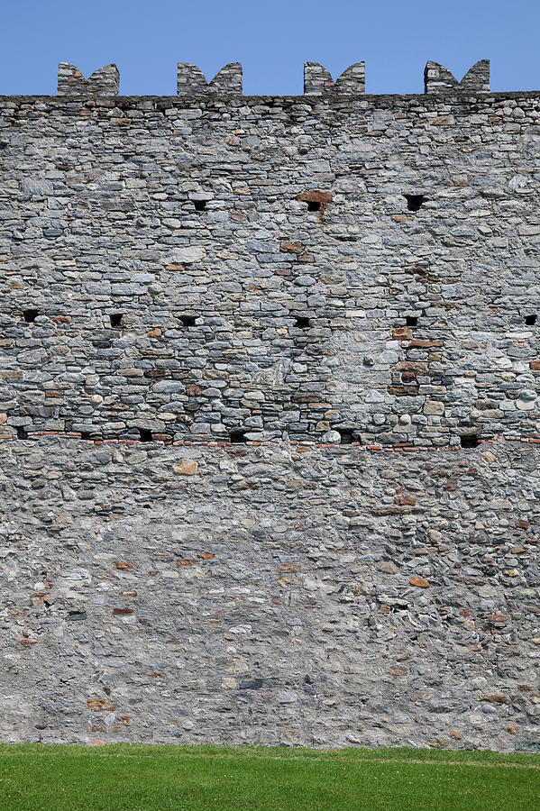 Wall In Castelgrande, Bellinzona’s Photograph by Ifish