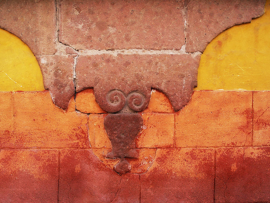 Wall In San Miguel, Mexico Photograph by Billnoll
