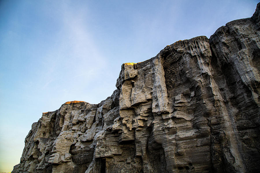 Wall Of Abstract Shapes Of Coal Slag Photograph by Cavan Images
