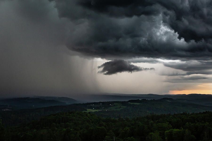 Wall of Rain Photograph by Tim Kirchoff