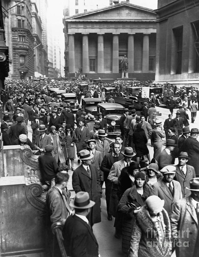 Wall Street After Crash Photograph by Bettmann