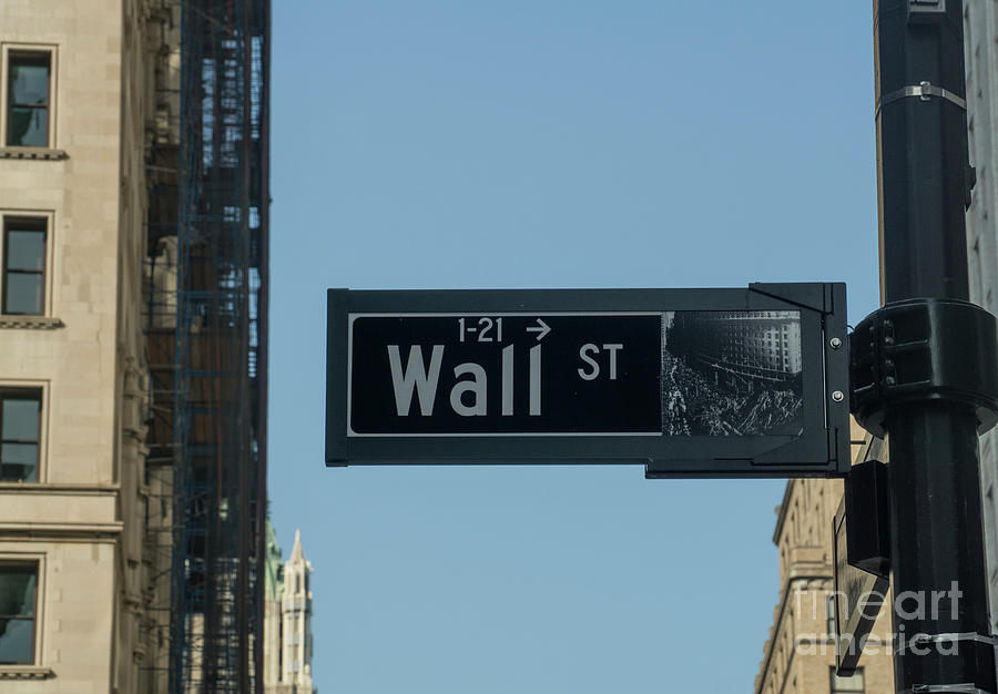 Wall Street Photograph by Brian Kamprath