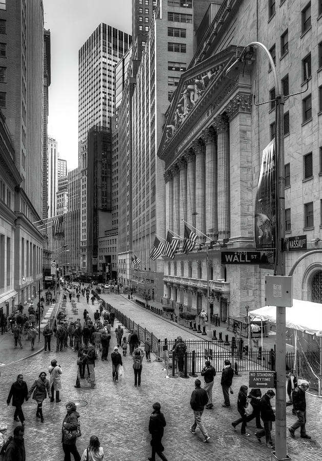 Wall Street Hdr 1 Photograph by Chris Bliss