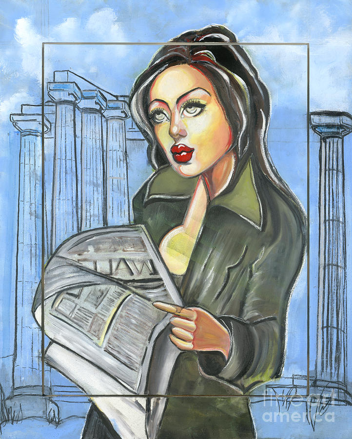 Wall Street Painting by Luana Sacchetti
