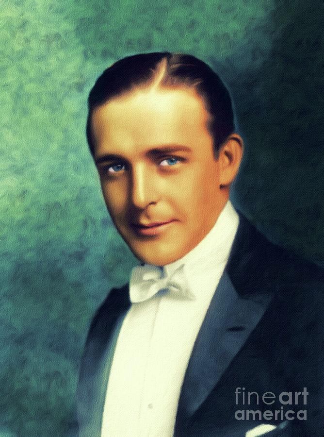 Wallace Painting - Wallace Reid, Vintage Actor by Esoterica Art Agency