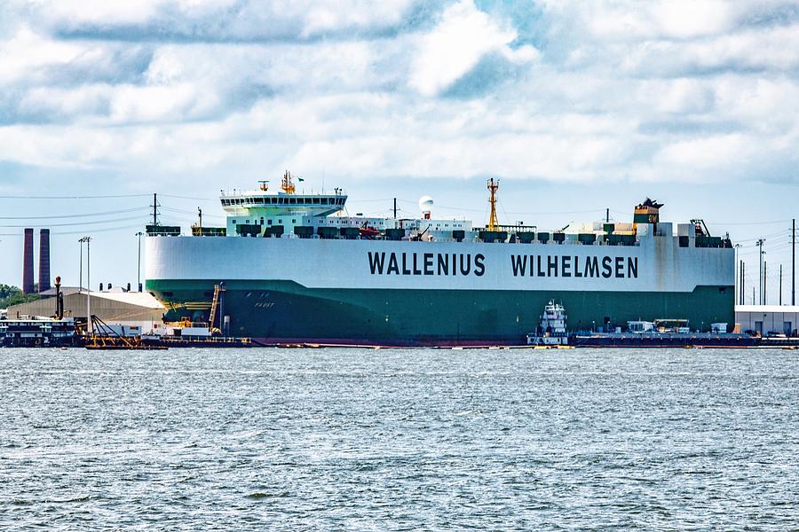Wallenius Wilhelmsen Ship Photograph by Bill Rogers