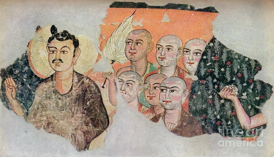 Wallpainting Recovered From A Ruined Drawing by Print Collector