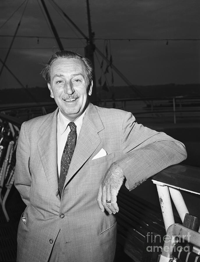 Walt Disney Aboard The Ss Independence Photograph by Bettmann - Pixels