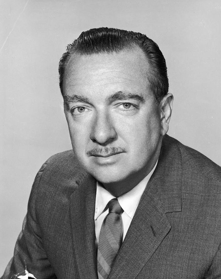 Walter Cronkite Photograph by Hulton Archive