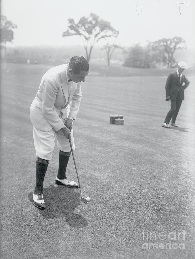 Walter Hagen In Golfing Pose Photograph by Bettmann