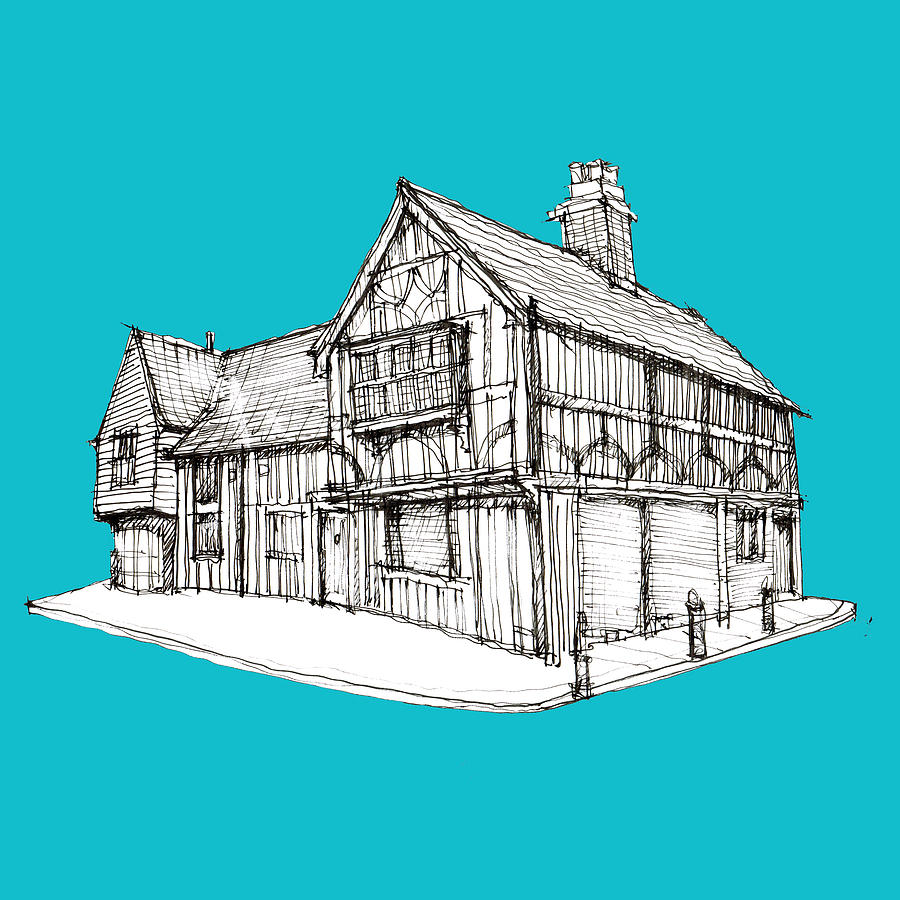 Walthamstow Village Old House Drawing