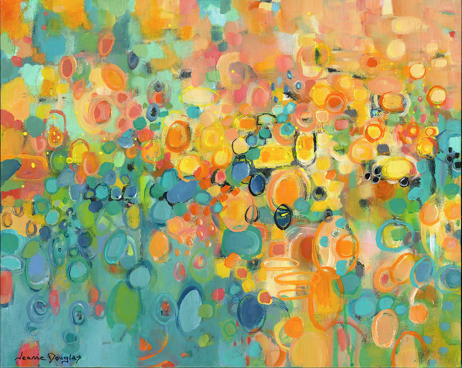 Waltz Of Sunshine Painting by Jeannie Douglas - Fine Art America