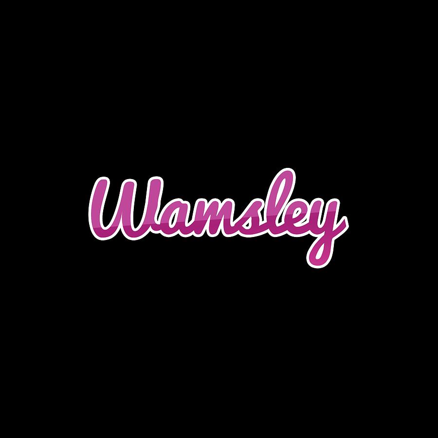 Wamsley #Wamsley Digital Art by TintoDesigns