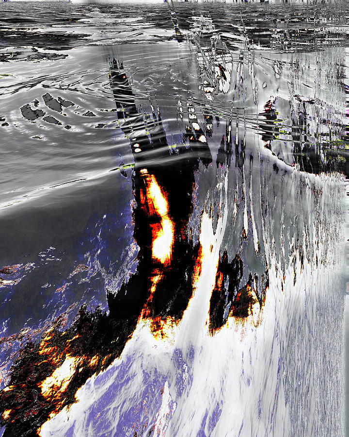 Deluge Destruction  Digital Art by Laura Boyd