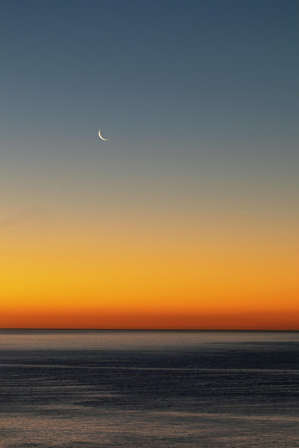 Waning Moon Photograph by Mark Harrington