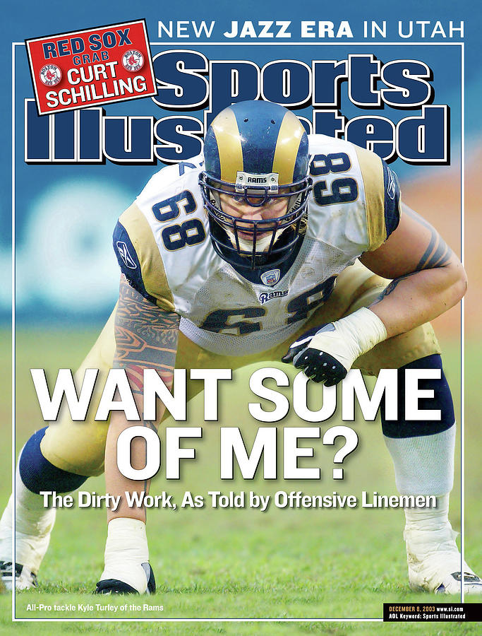 Want Some Of Me The Dirty Work, As Told By Offensive Linemen Sports Illustrated Cover Photograph by Sports Illustrated